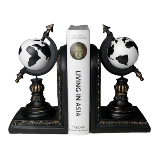 TRADITIONAL GLOBE BOOK HOLDER(PAIR)
