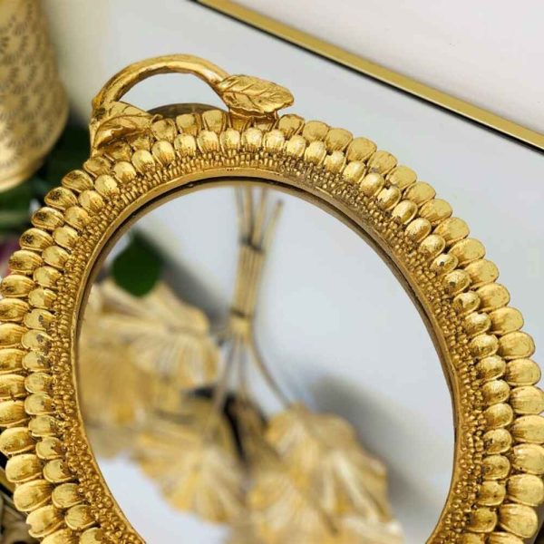 GOLDEN MIRROR TRAY