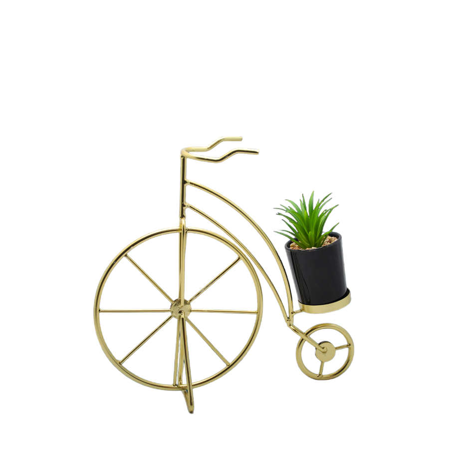 METALLIC CYCLE PLANTER