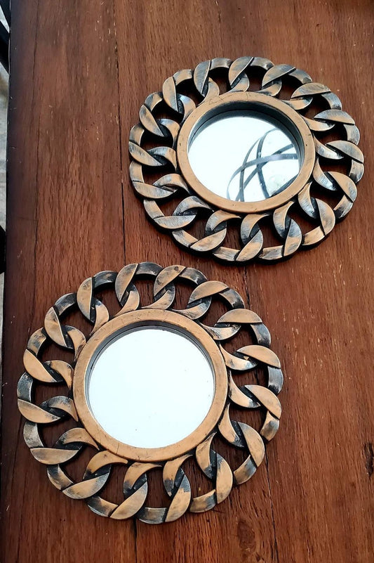 ROUND MIRRORS SET OF 3