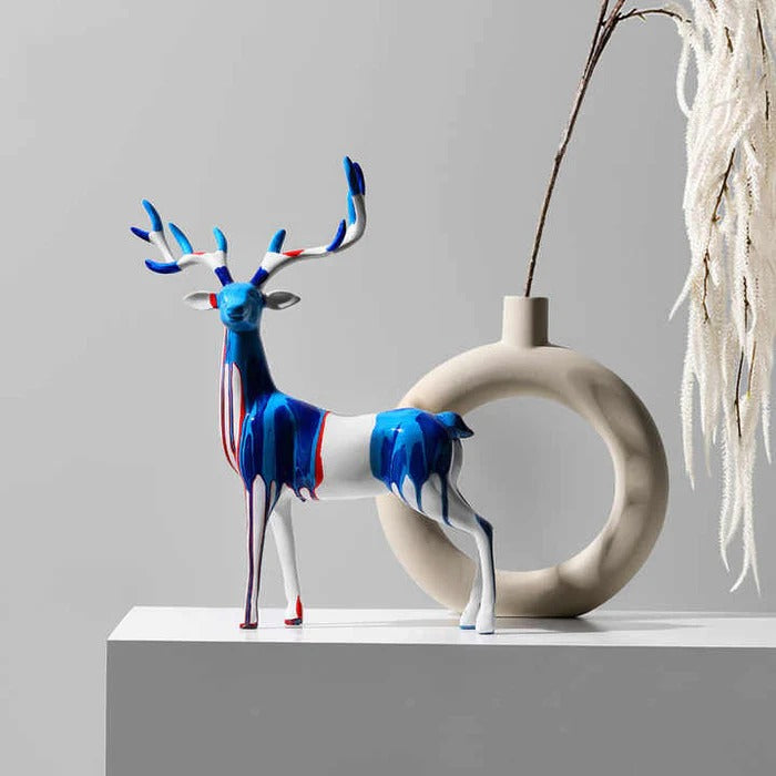 ABSTRACT DEER SCULPTURE ( SET OF 2 )