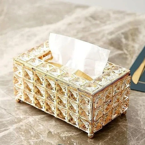 METALLIC BEADS TISSUE BOX