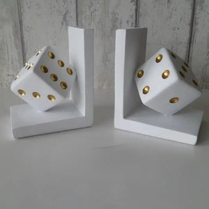 DICE BOOKENDS