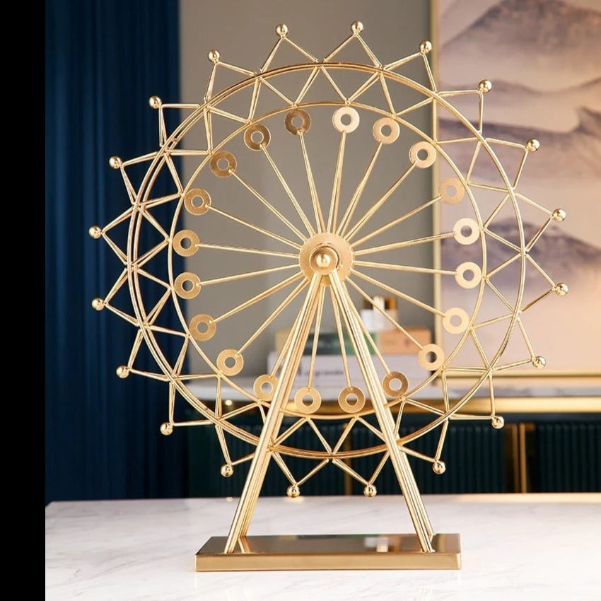 BRASS FERRIS WHEEL ORNAMENT