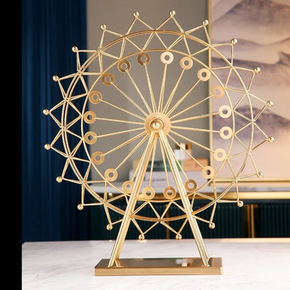 BRASS FERRIS WHEEL ORNAMENT