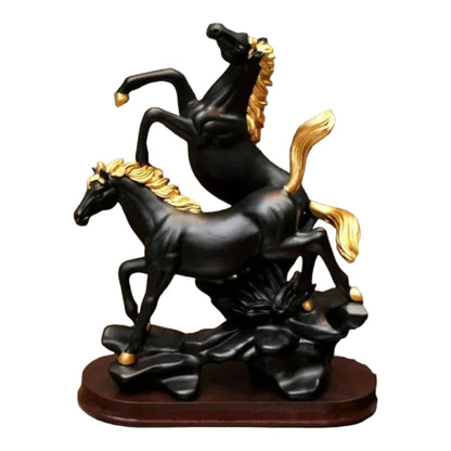 ANTIQUE MATTE HORSE STATUE