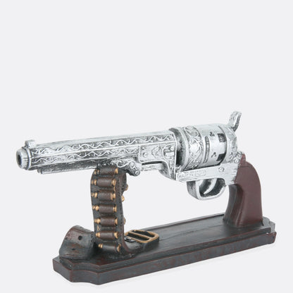 DECORATIVE PISTOL WITH BULLETS