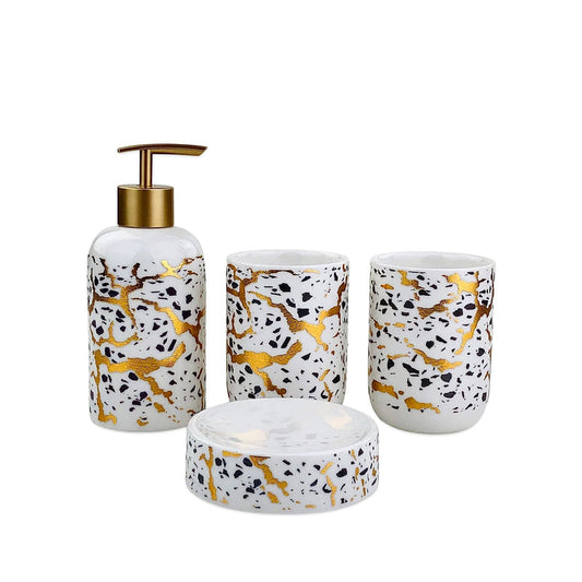 GOLDEN DESIGN BATH SET