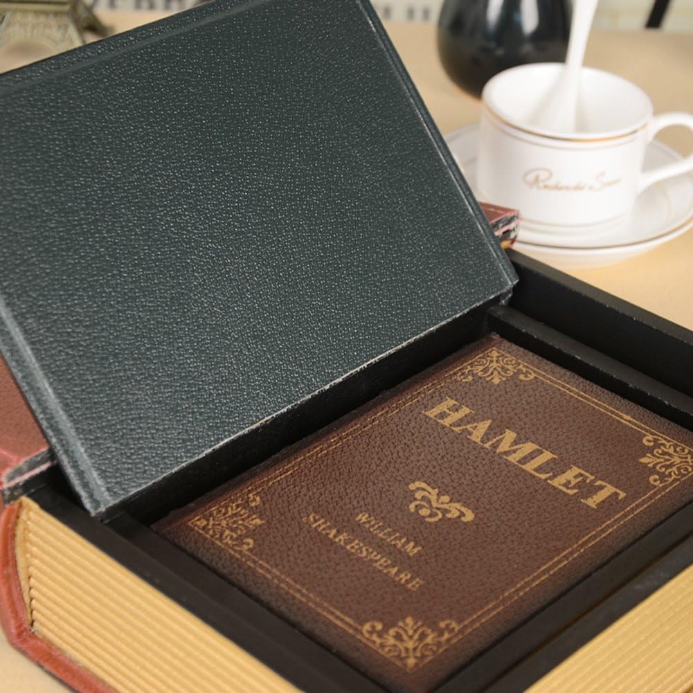 BOOKS DESIGN WOODEN TISSUE BOX