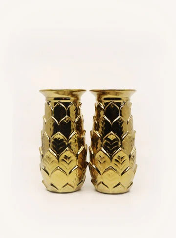 GOLDEN TEXTURE VASE