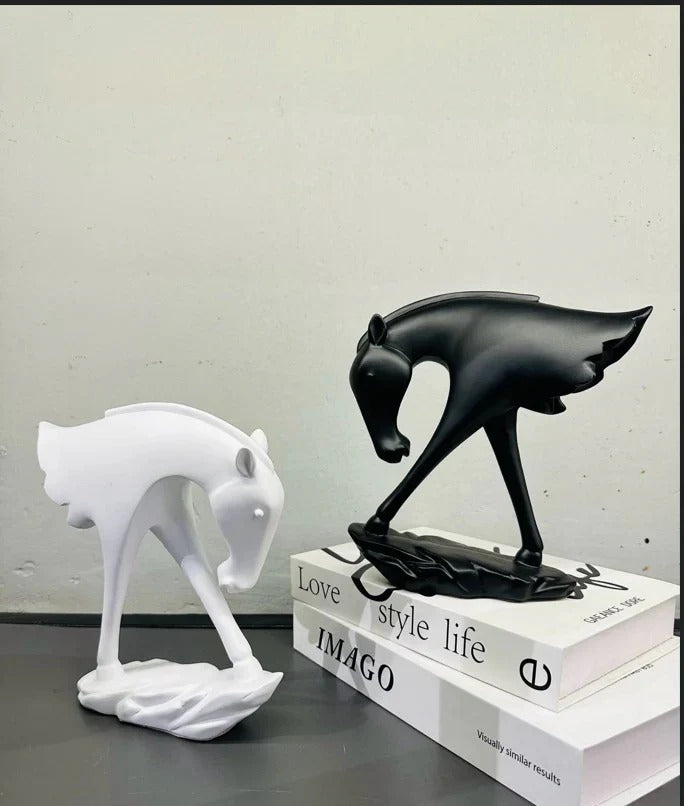 HEMISPHERE HORSE SCULPTURE