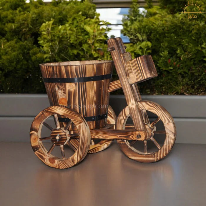 TRICYCLE FLOWER PLANTER WOODEN