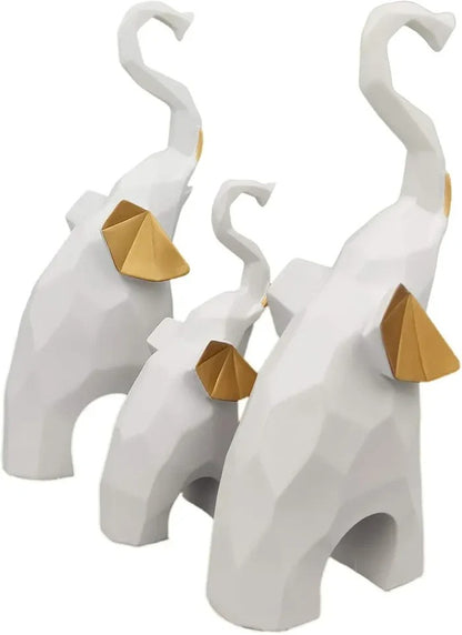 ELEPHANT SCULPTURES (SET OF 3)