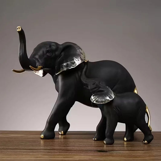 ANTIQUE ELEPHANT SCULPTURE