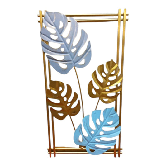 LEAF DESIGN METALLIC WALL HANGING