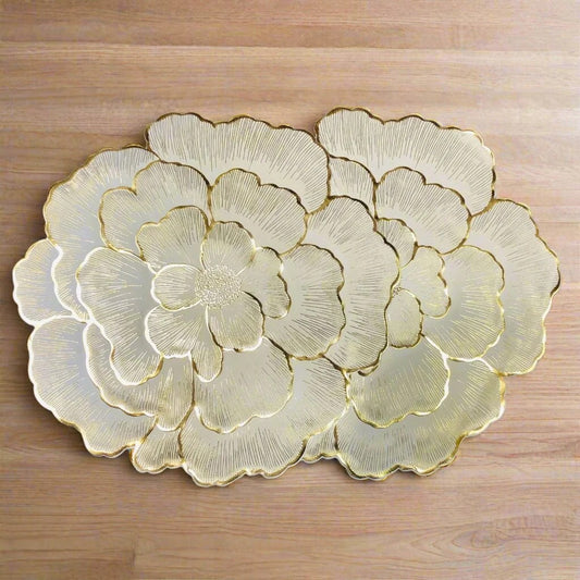 FLOWER DESIGN PLACEMATS (SET OF 2)