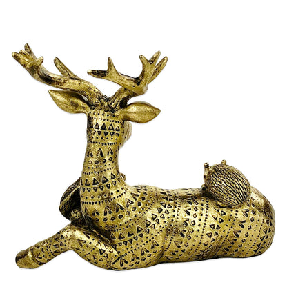 DEER WITH HEDGEHOG AND SQUIRREL ORNAMENT