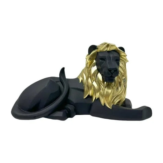 MODERN LION STATUE SCULPTURE