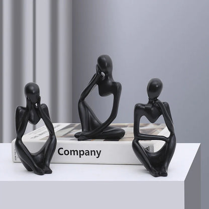 HOLLOW MAN SCULPTURES ( SET OF 3 )