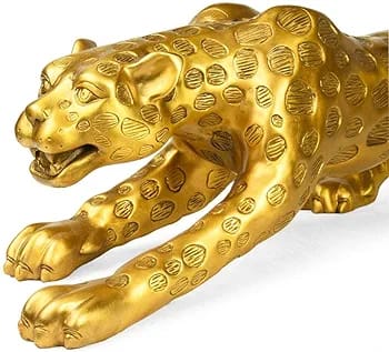 MODISH LEOPARD SCULPTURE