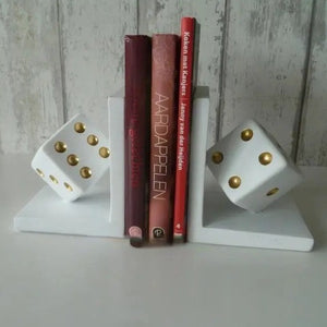 DICE BOOKENDS