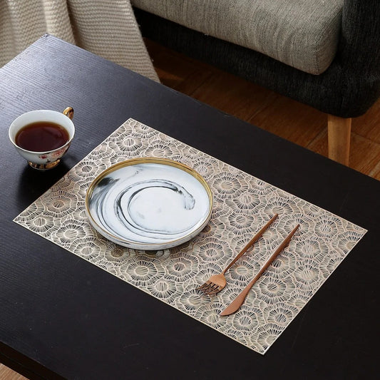 GOLDEN DESIGN PLACEMATS (SET OF 2)