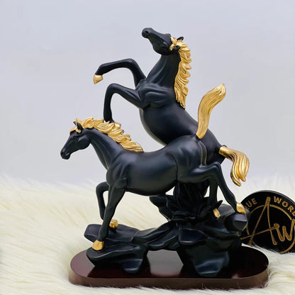 ANTIQUE MATTE HORSE STATUE