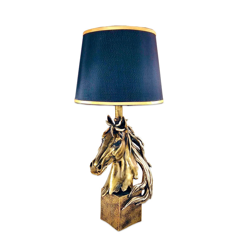 COPPER COLOUR PROFILE HORSE LAMP