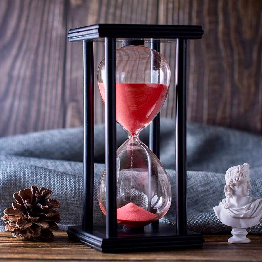 ANTIQUE GLASS SAND TIMER (10 Min)