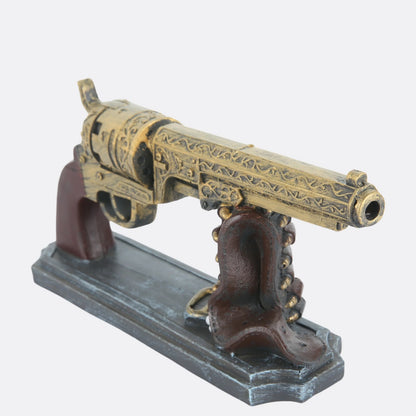 DECORATIVE PISTOL WITH BULLETS