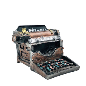 DECORATIVE RESIN TYPEWRITER