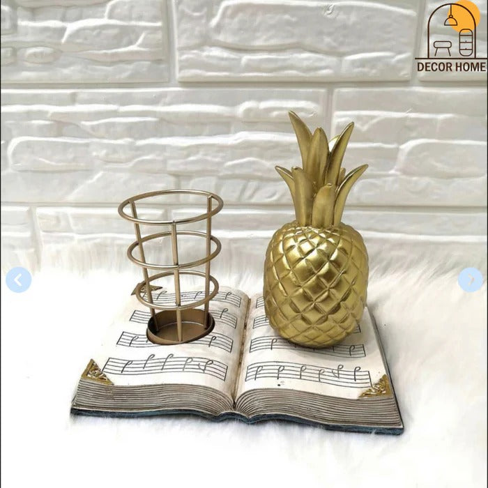 VINTAGE PINEAPPLE PEN HOLDER