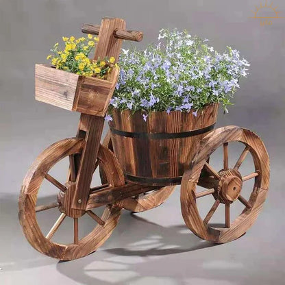 TRICYCLE FLOWER PLANTER WOODEN