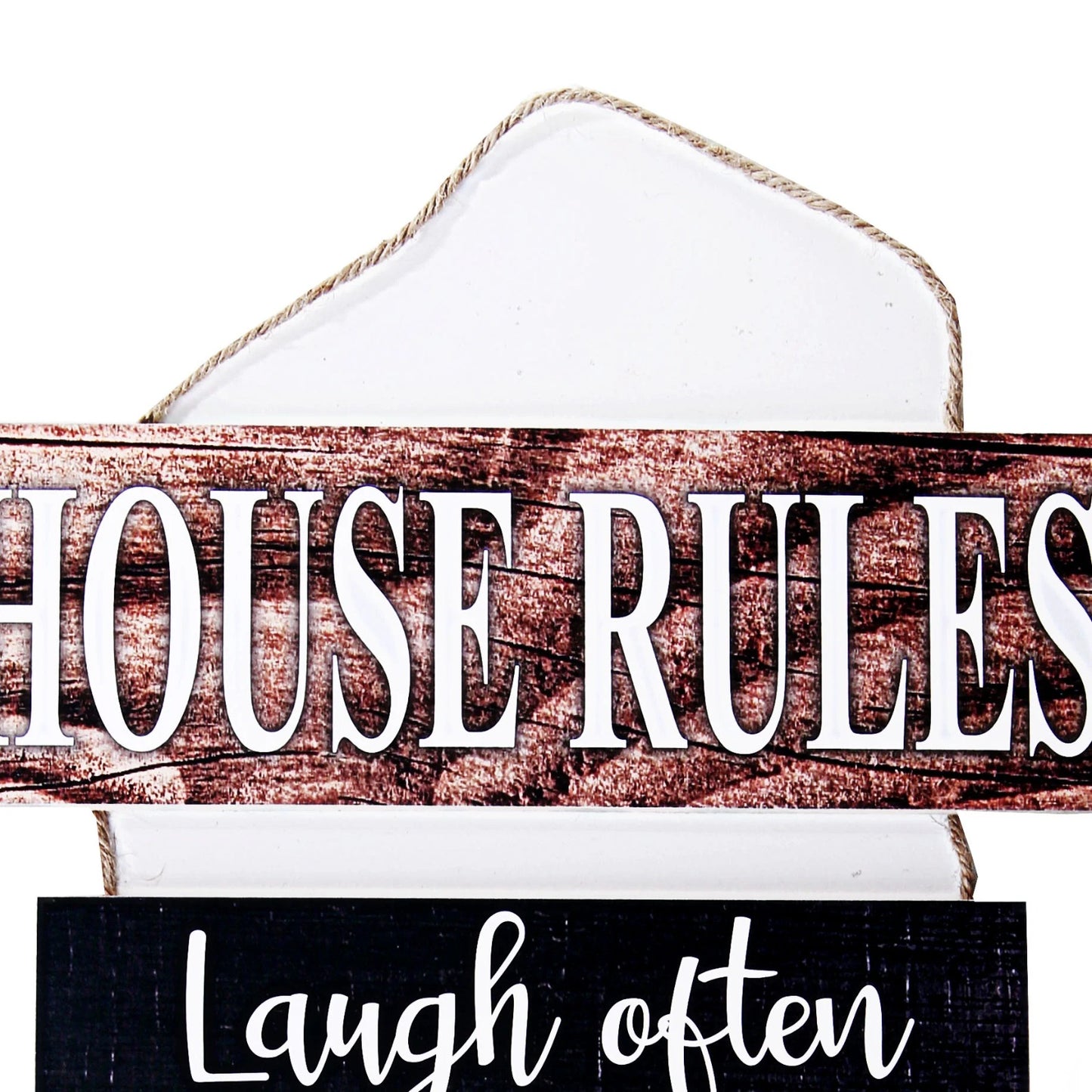 HOUSE RULES WALL HANGING