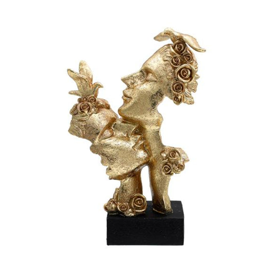 LUXURY GOLD ABSTRACT LADY DECORATIVE SHOWPIECE