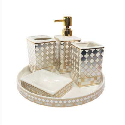 SOVEREIN BATH SET WITH TRAY