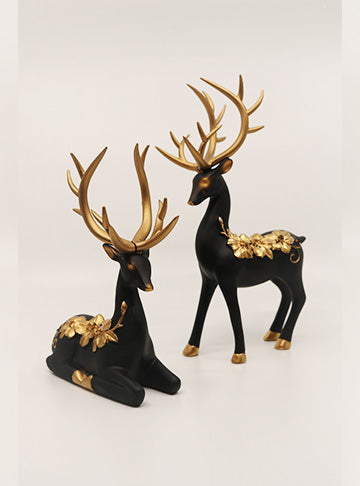 DEER STATUE SCULPTURE (PAIR)