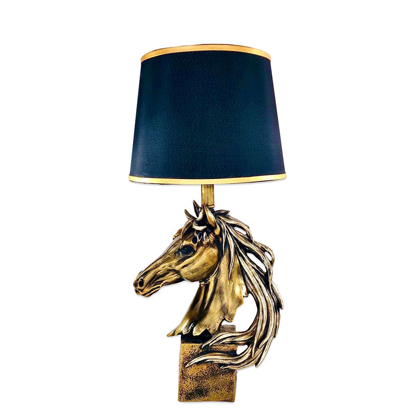 COPPER COLOUR PROFILE HORSE LAMP