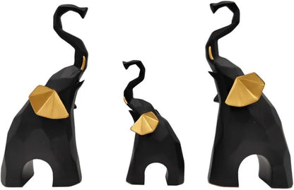 ELEPHANT SCULPTURES (SET OF 3)