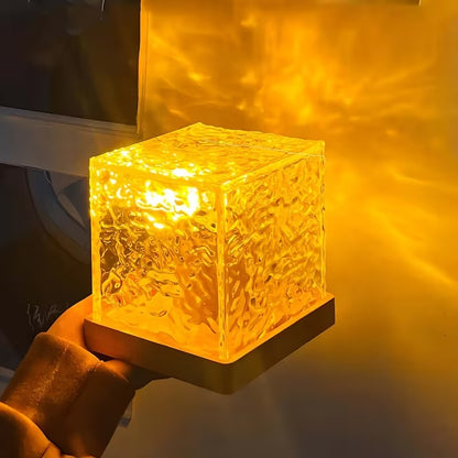MODERN LED FLAME EFFECT DECORATIVE TABLE LAMP