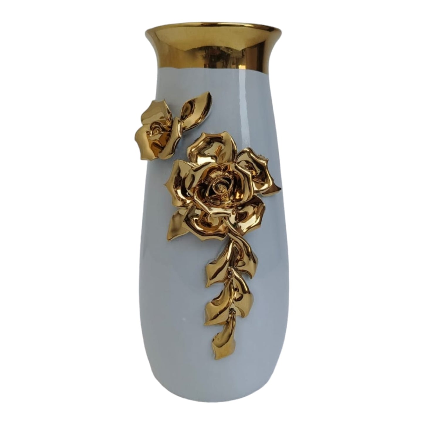 WHITE FLORET VASE