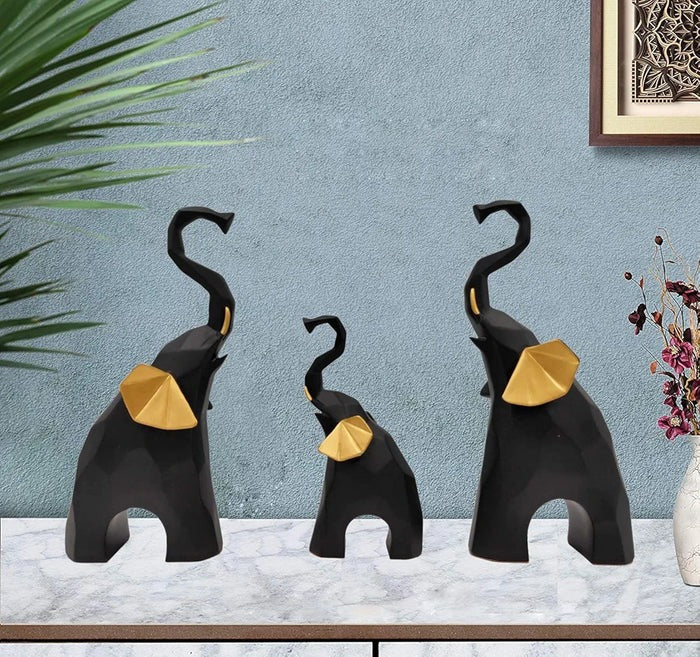 ELEPHANT SCULPTURES (SET OF 3)