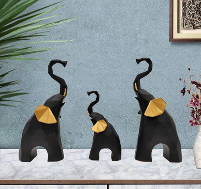 ELEPHANT SCULPTURES (SET OF 3)