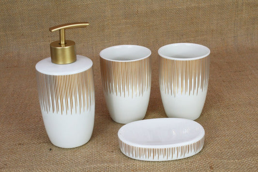 GOLDEN DESIGN BATH SET