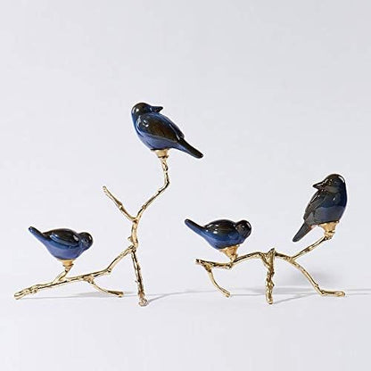 CREATIVE NORDIC BRASS BIRDS DECOR