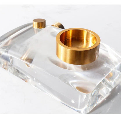 BRASS & CRYSTAL CAMERA DECOR (Set of 2)