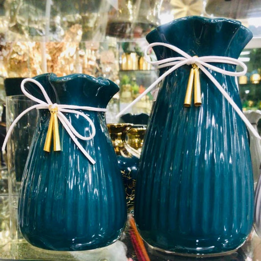 DECORATIVE CERAMIC VASE (SET OF 2)