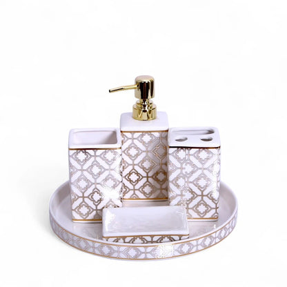 SOVEREIN BATH SET WITH TRAY