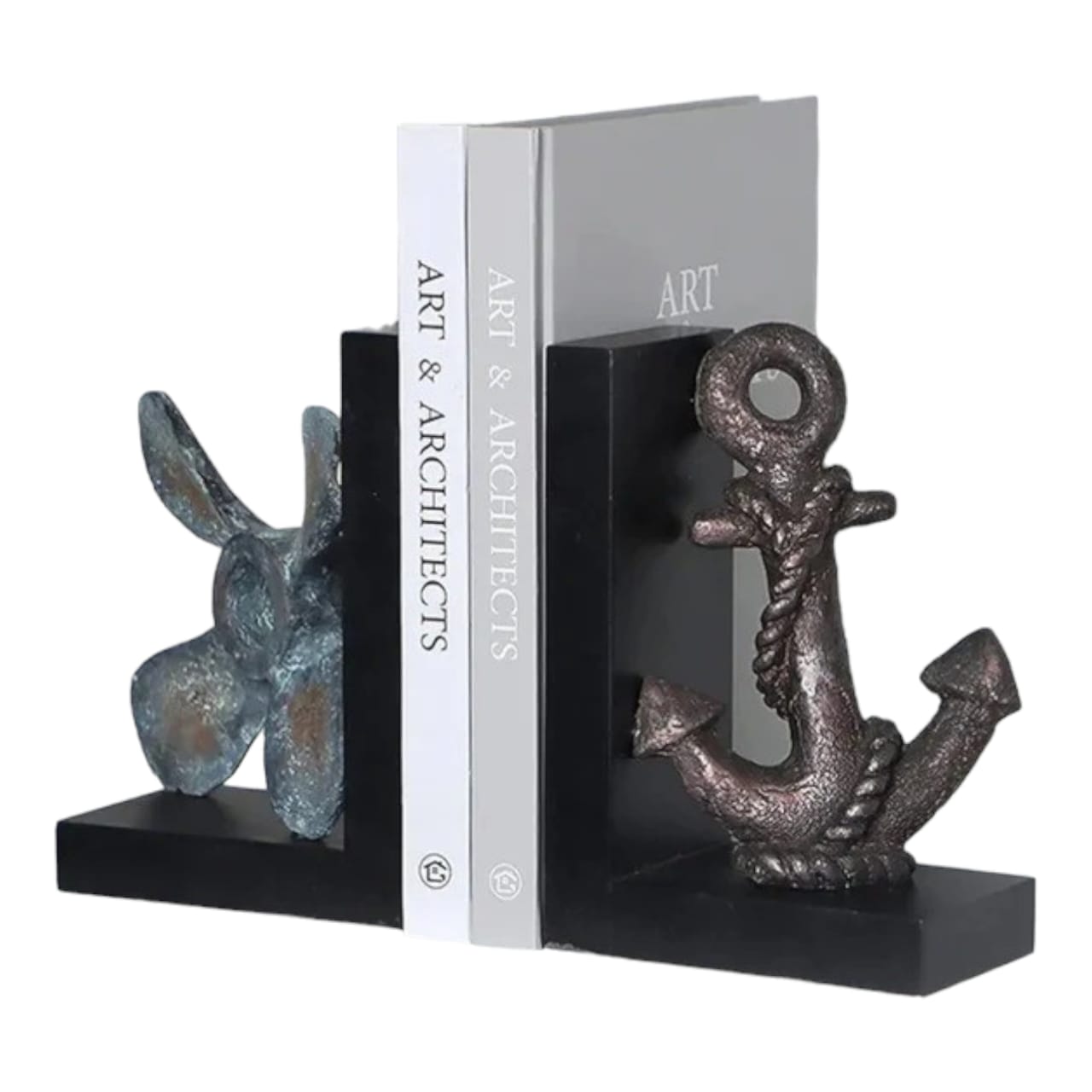 VINTAGE DESIGN RESIN BOOKEND(PAIR)