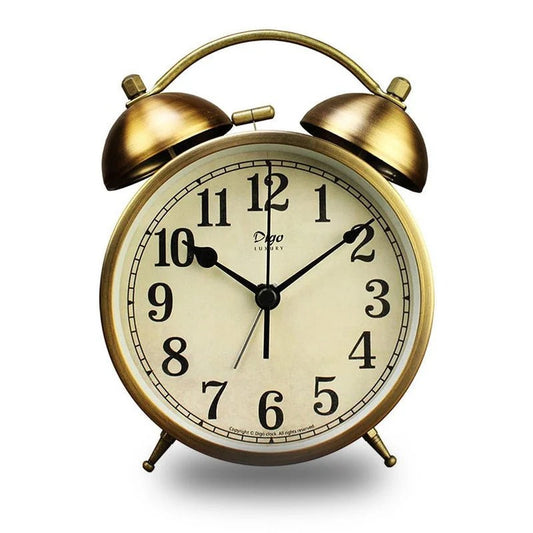 VINTAGE CLASSIC DOUBLE BELL ALARM CLOCK